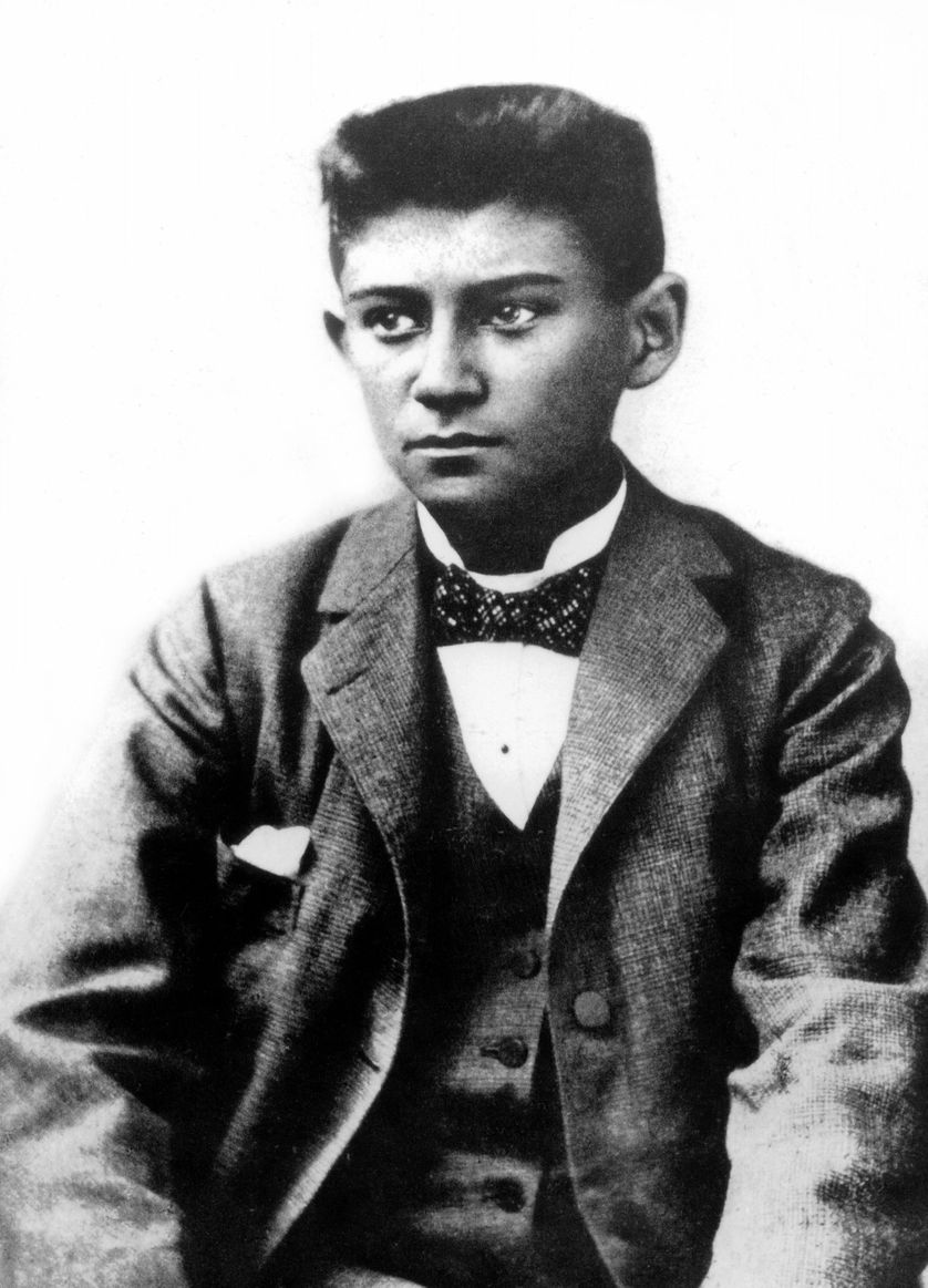 Portrait de Franz Kafka jeune