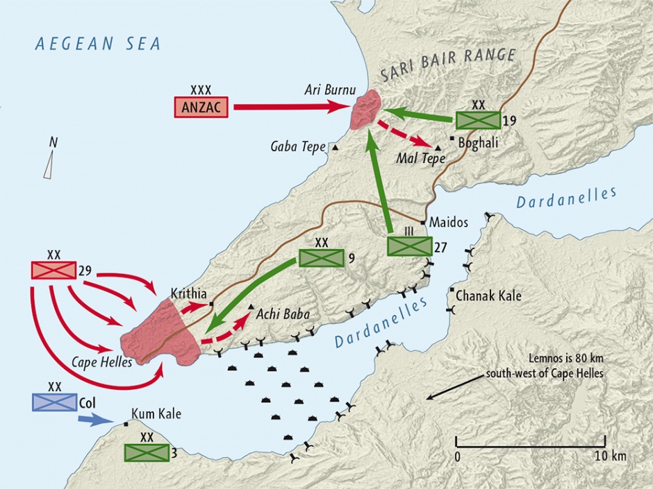 The 1915 Gallipoli Campaign: the significance of a disastrous military campaign in the forging of two nations — Anglais