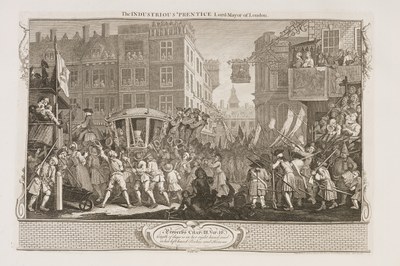 William Hogarth - Industry and Idleness - plate 12