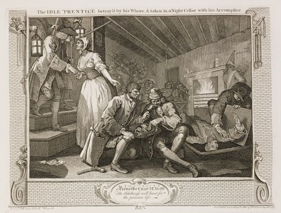 William Hogarth - Industry and Idleness - plate 9