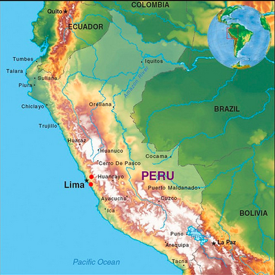 Mapa de Perú