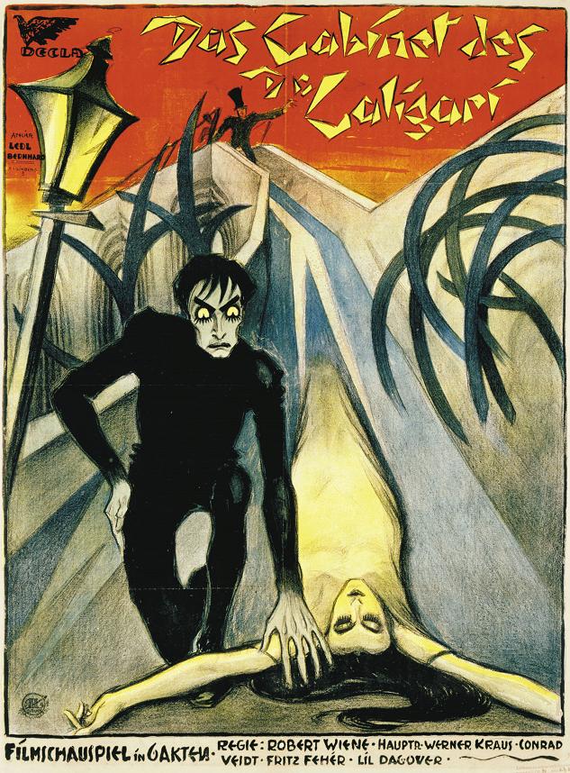 Affiche pour le film Das Cabinet des Doktor Caligari
