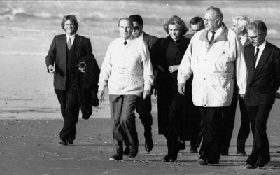 Mitterrand Kohl janvier 1990