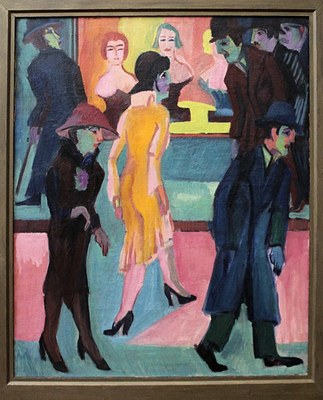 Dresden, Albertinum, Ernst Ludwig Kirchner, Straßenszene