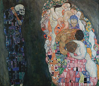 Klimt, Der Tod und das Leben, 1911