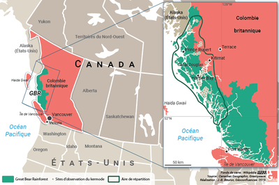 Kermode carte localisation