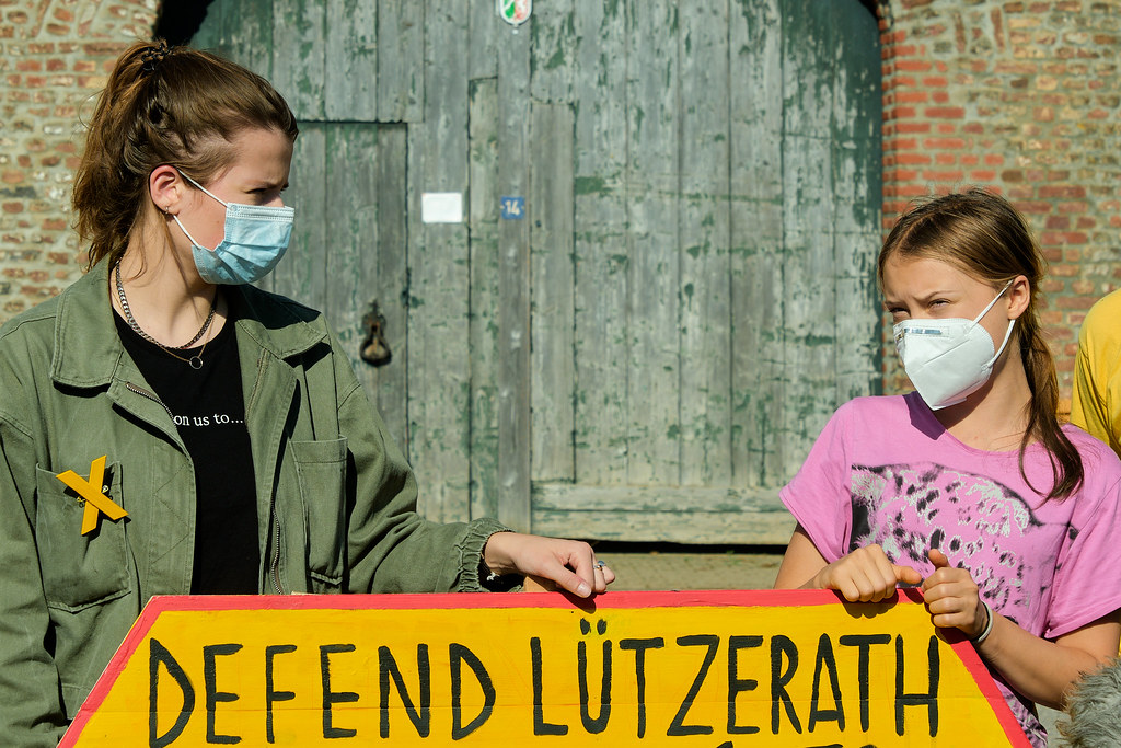 Greta Thunberg à Lützerath pour l'arrêt des travaux d'agrandissement d'une carrière de lignite