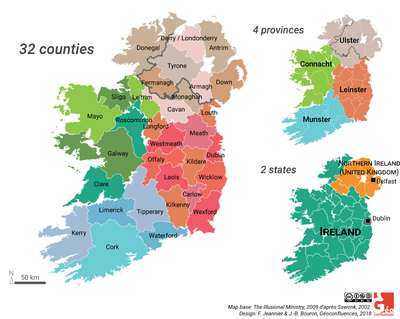 carte irlande comtes provinces EN(1)