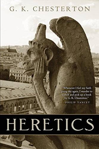 Cover for Heretics by Chesterton.
