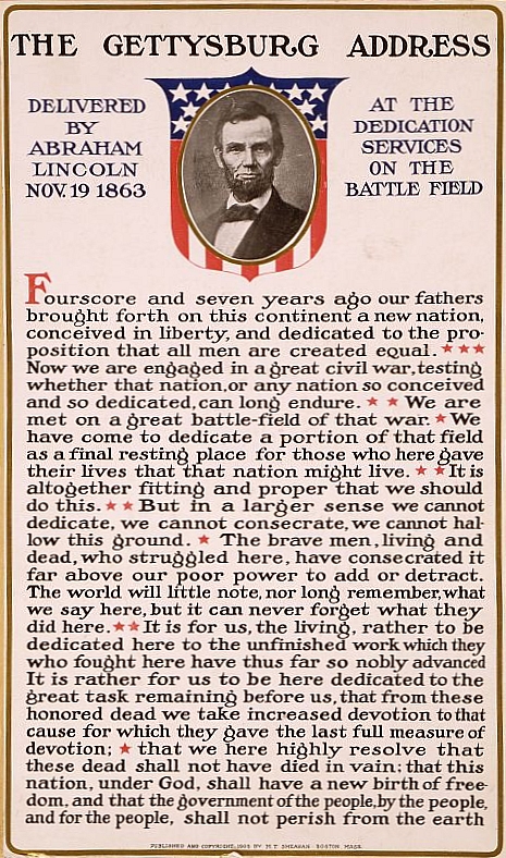 Gettysburg Address (poster)