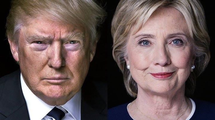 Hillary Clinton and Donald Trump - Rich Girard, Flickr https://www.flickr.com/photos/girardatlarge/28736470374