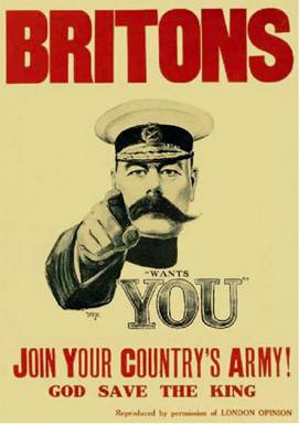 Join your country's army, Affiche de recrutement