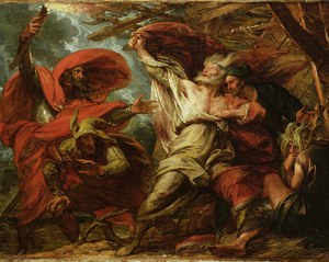 King Lear painting by Benjamin West