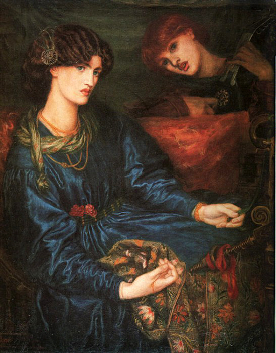 Mariana, Dante Gabriel Rossetti, 1870