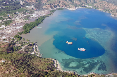 Timor doc3 Cìte Dili ouest vue avion juill2018