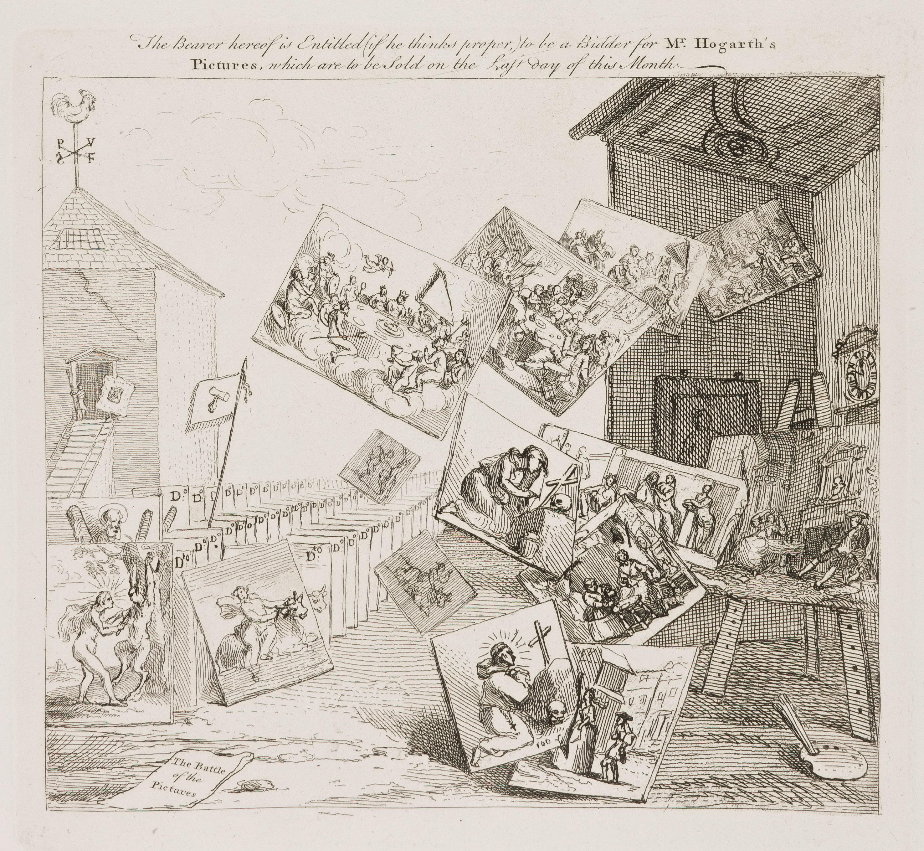 William Hogarth - Battle of the Pictures