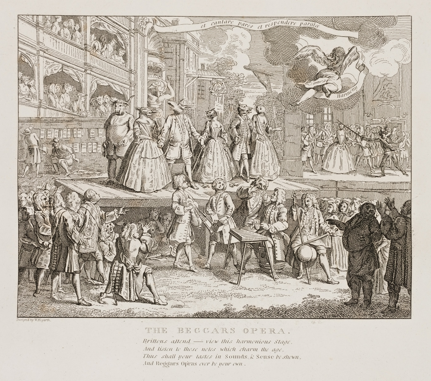 William Hogarth - Beggars' Opera Burlesqued
