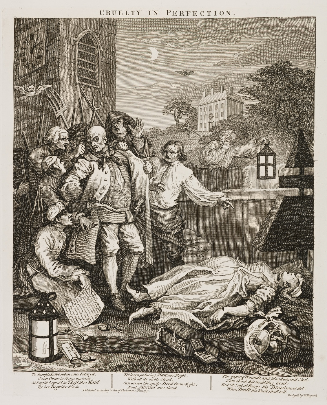 William Hogarth - Cruelty in Perfection