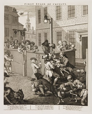 William Hogarth - First stage of cruelty