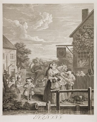 William Hogarth - Four Times of Day (evening)