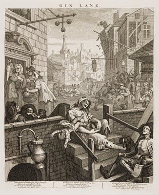 William Hogarth - Gin Lane