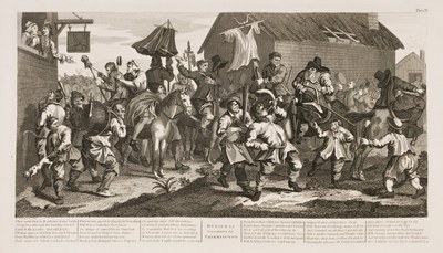 William Hogarth - Hudibras plate 12