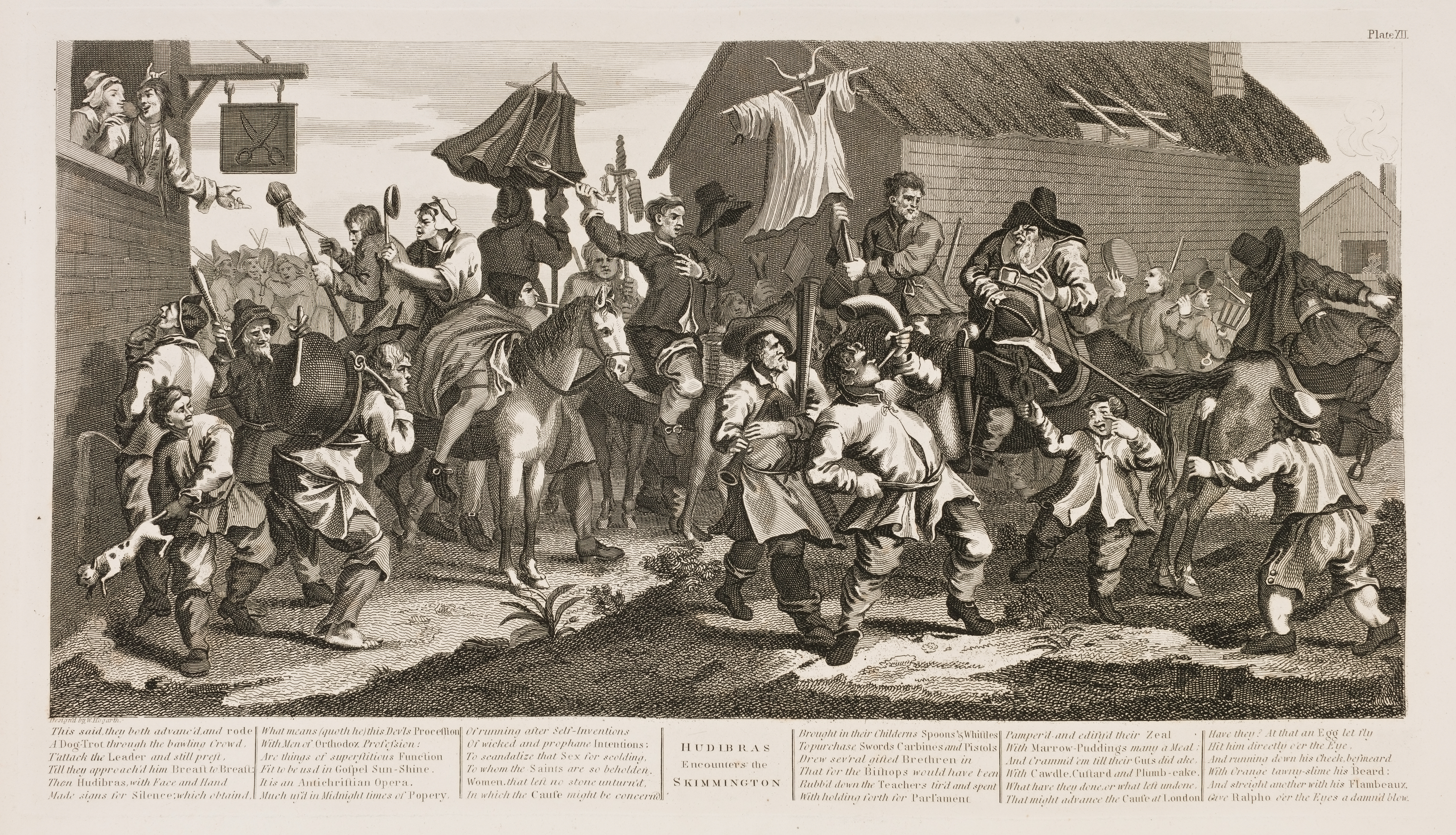 William Hogarth - Hudibras plate 12