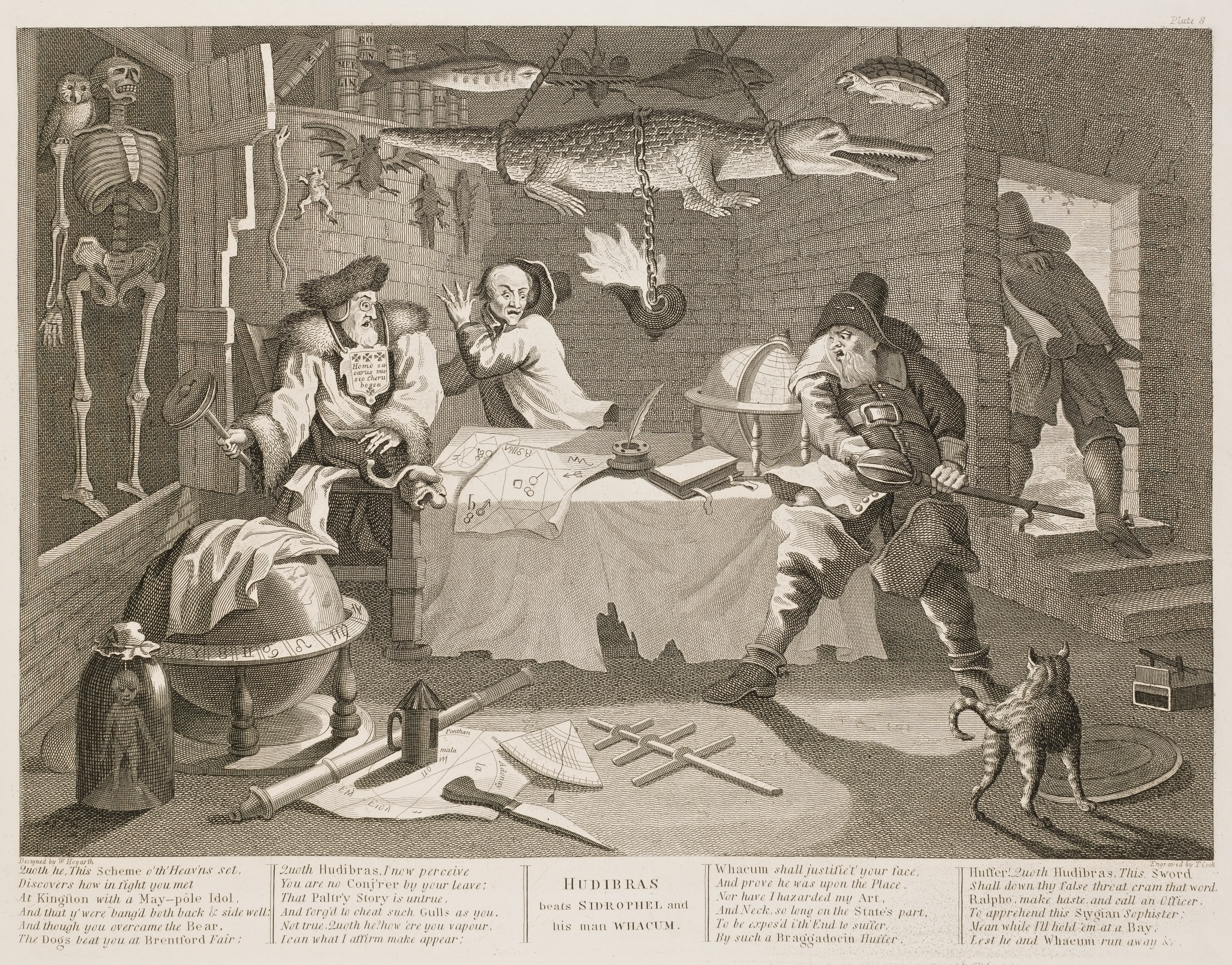 William Hogarth - Hudibras plate 8