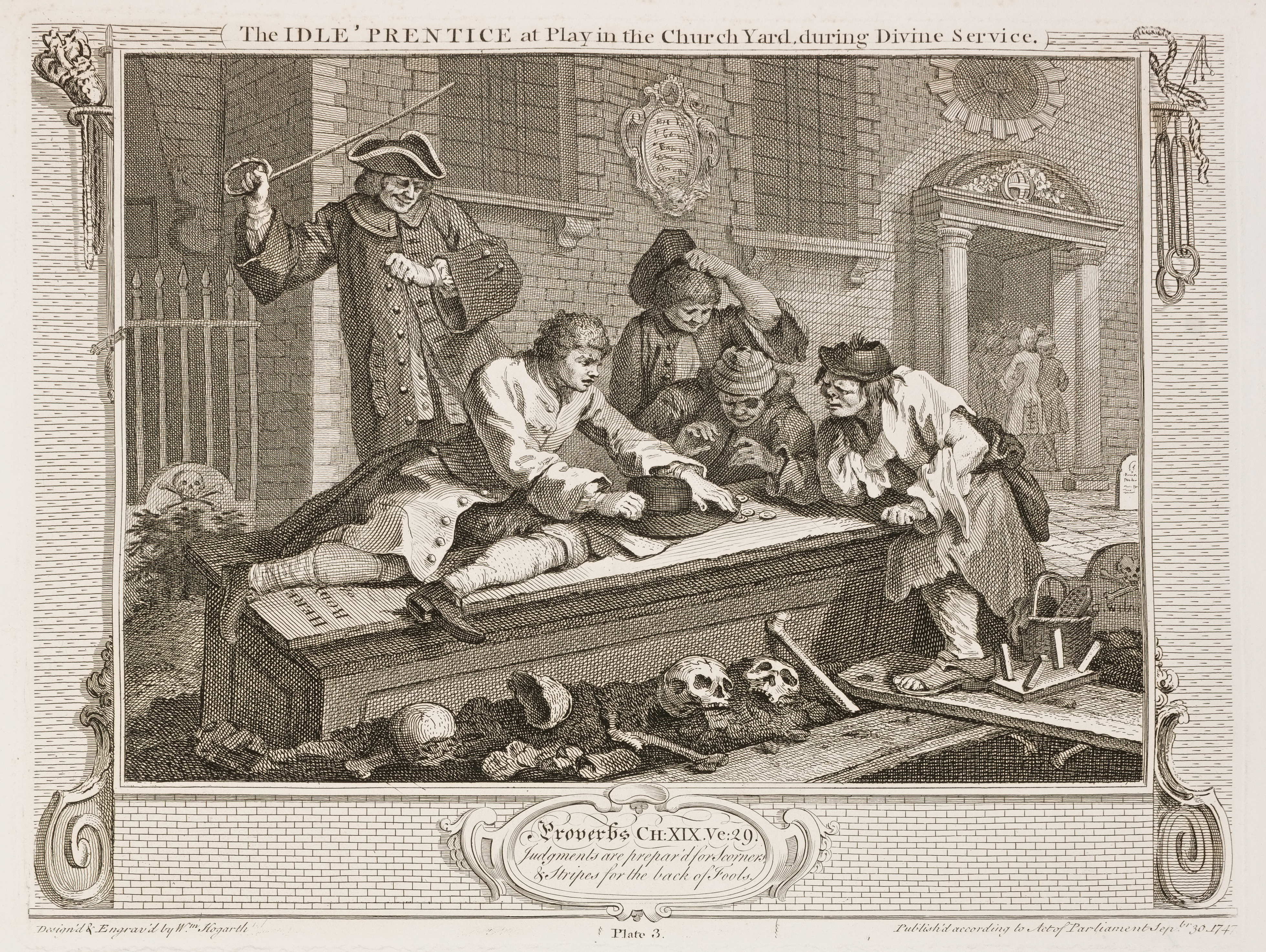 William Hogarth - Industry and Idleness - plate 3