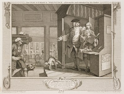 William Hogarth - Industry and Idleness - plate 4