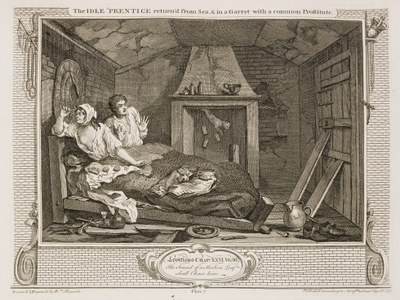 William Hogarth - Industry and Idleness - plate 7