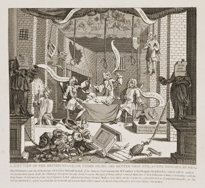 William Hogarth - Just View of the British Stage