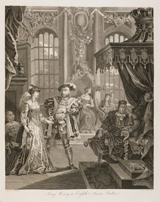 William Hogarth - King Henry VIII and Anna Bulleyn