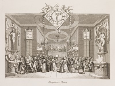 William Hogarth, Large Masquerade Ticket