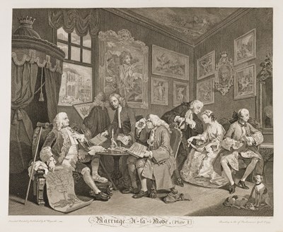 William Hogarth - Marriage à-la-mode plate 1