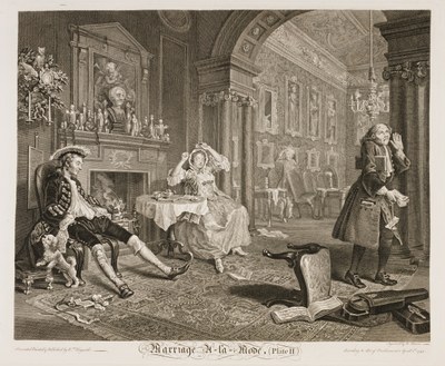 William Hogarth - Marriage à-la-mode plate 2