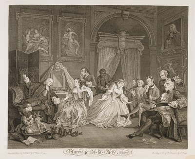 William Hogarth - Marriage à-la-mode plate 4
