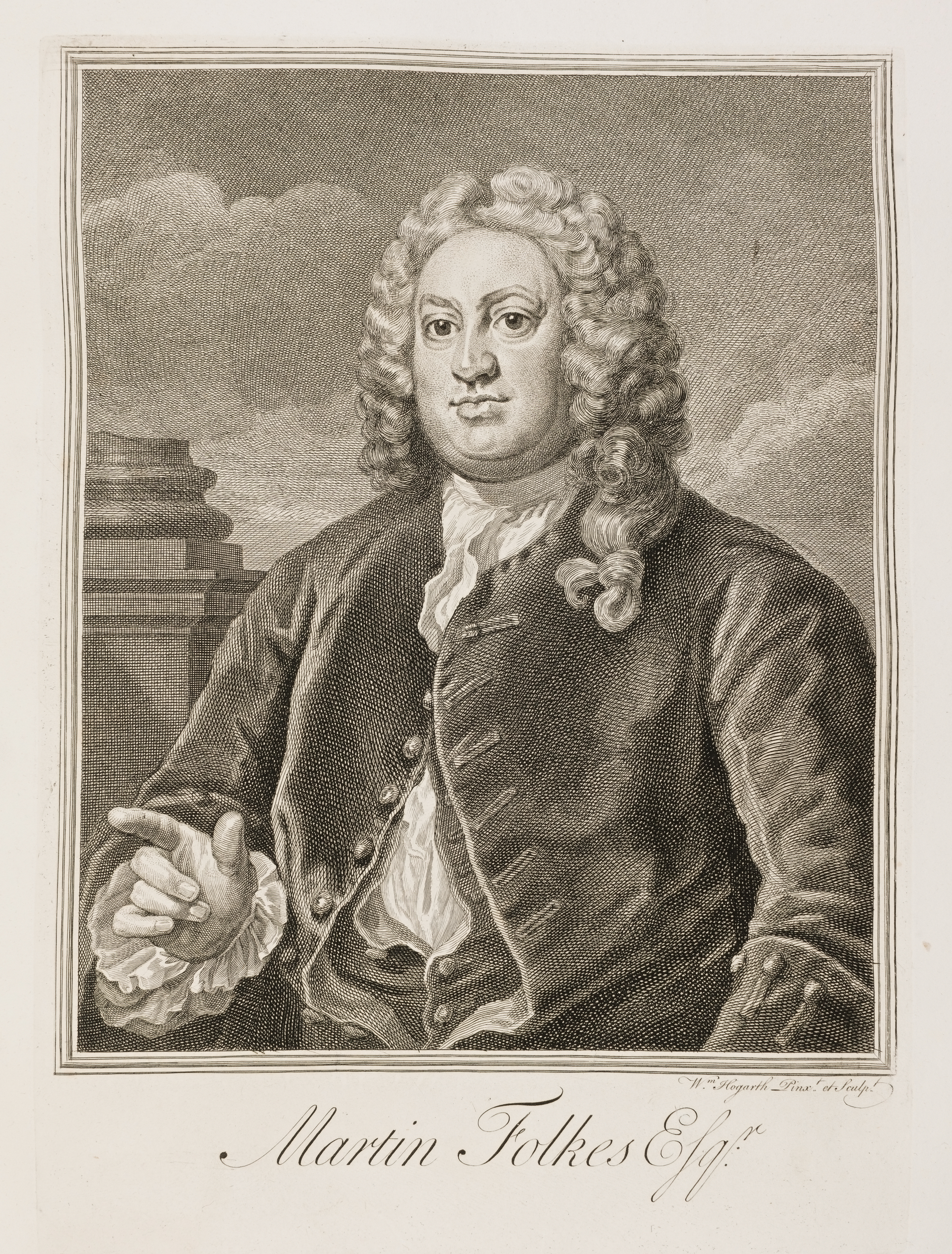 William Hogarth - Martin Folkes, esq.