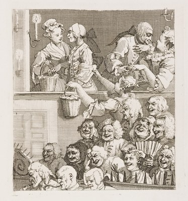 William Hogarth - The Laughing Audience