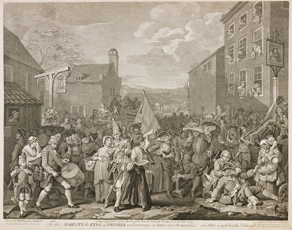 William Hogarth - The March to Finchley