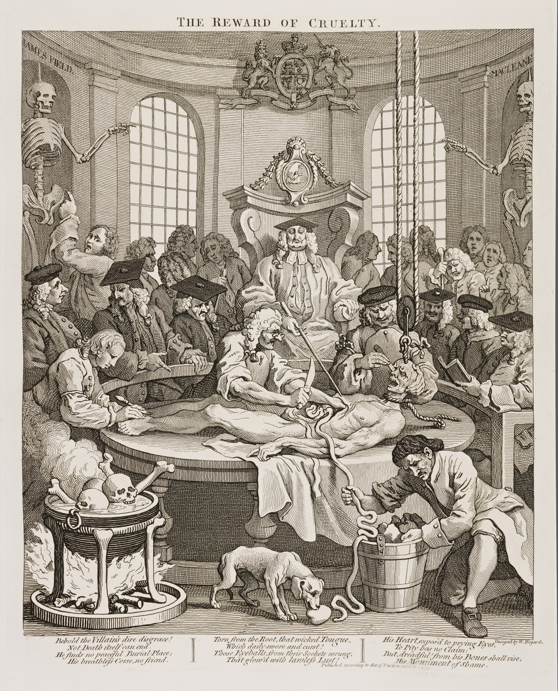 William Hogarth - The Reward of Cruelty