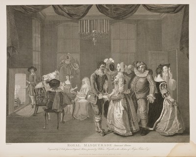 William Hogarth - The Royal Masquerade