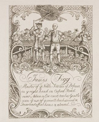 William Hogarth - Thomas Figg, the noted Prize-fighter