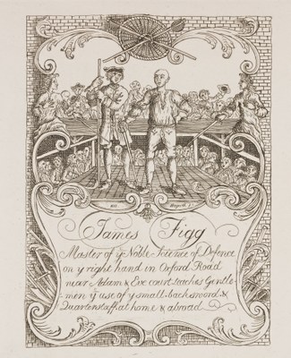 William Hogarth - Thomas Figg, the noted Prize-fighter