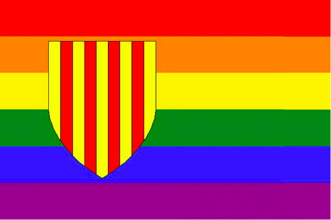 Bandera LGBT+ Cataluña
