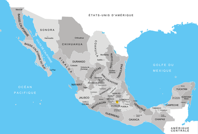 Carte du Mexique