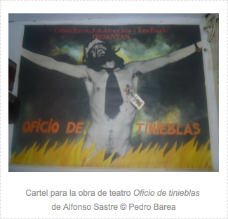 Cartel Oficio de tinieblas+leyenda