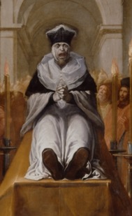 Figura 5. Vicente Carducho, La conversión de san Bruno ante el cadáver de Diocres, detalle.