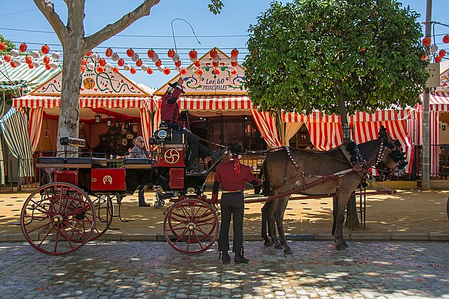 Feria de Abril en 2019. Foto de Anual in Wikimedia, licencia CC BY SA 4.0.