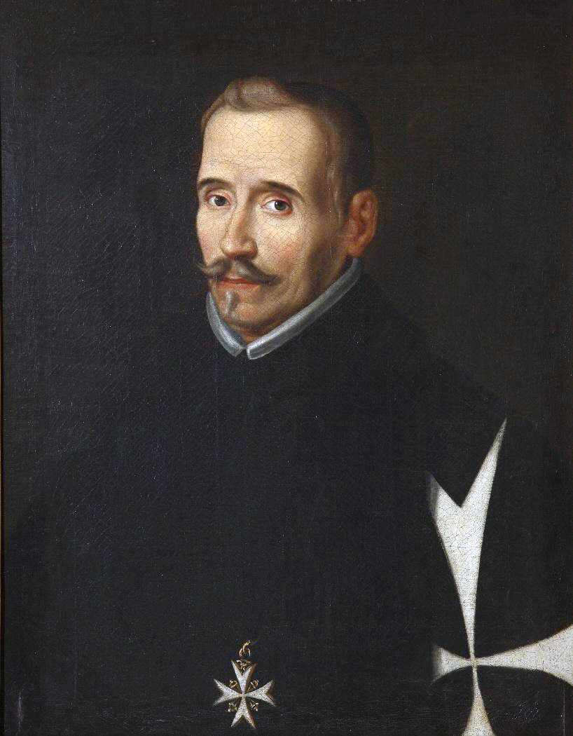 Retrato de Lope de Vega. Obra atribuida a Eugenio Cajés (c. 1627). (Museo Lázaro Galdiano, Madrid) in Wikipedia, dominio público.